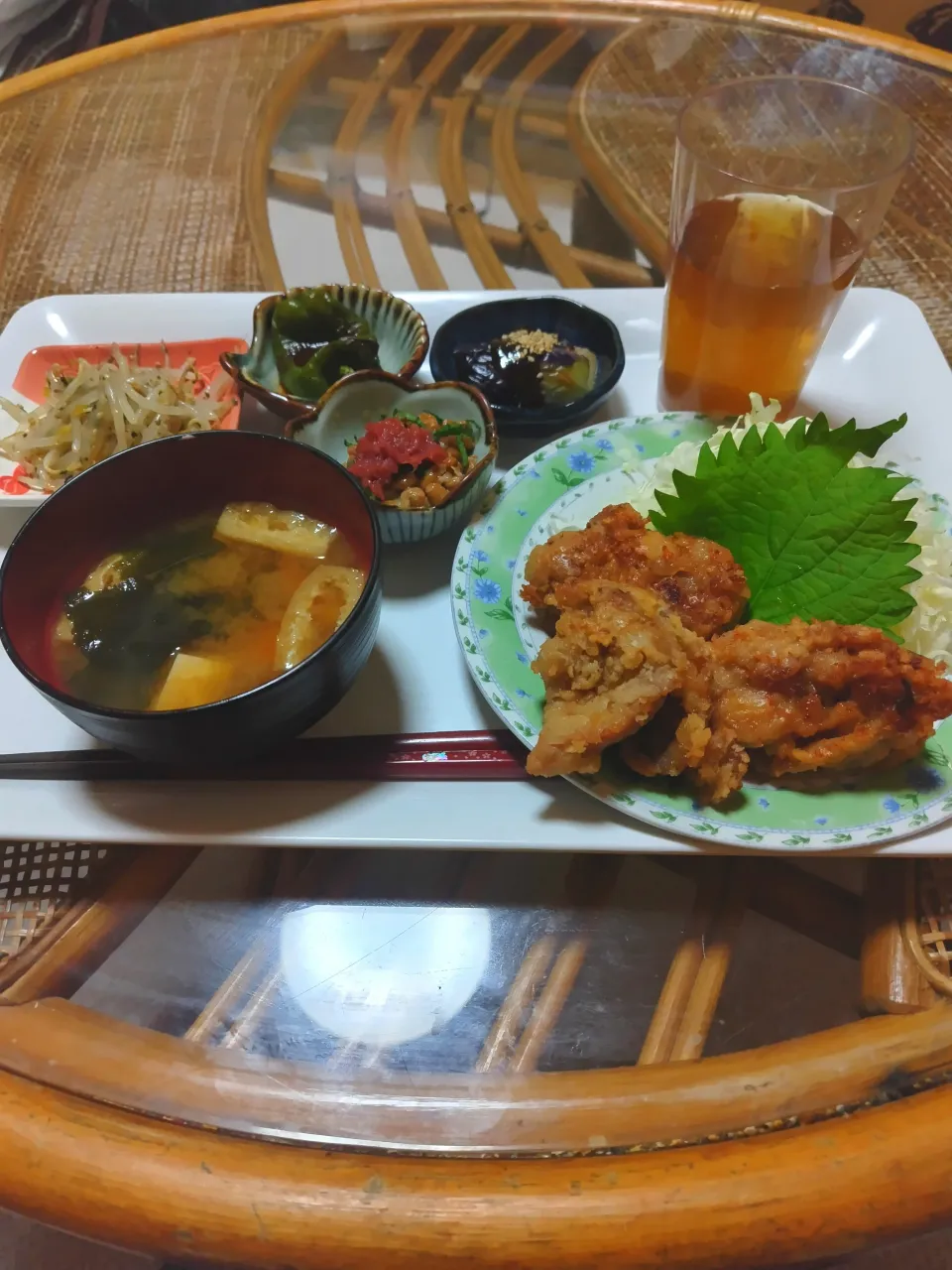 唐揚げ定食です✨|rikako♪。.:＊さん