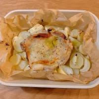 塩糀鶏とポテトのオーブン焼き|みりさん