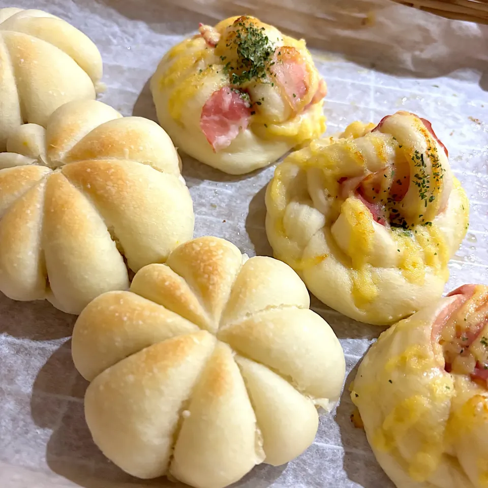 ＊ベーコンマヨパン
＊かぼちゃパン|さっちんさん