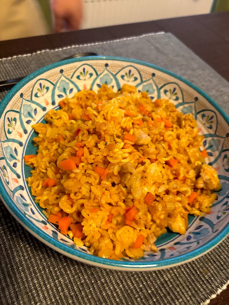 辛ラーメンそばめーし|きなこさん