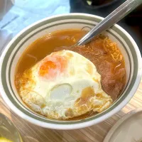 沙嗲牛肉雞蛋麵|skyblueさん