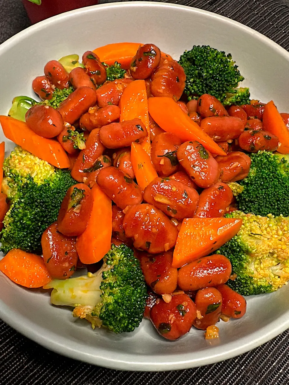 Beetroot gnocchi /veggie stir fry|chidinma emmanuelさん