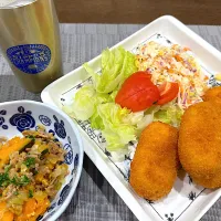 夫婦2人で　簡単晩ご飯 😜|sakuramochiさん