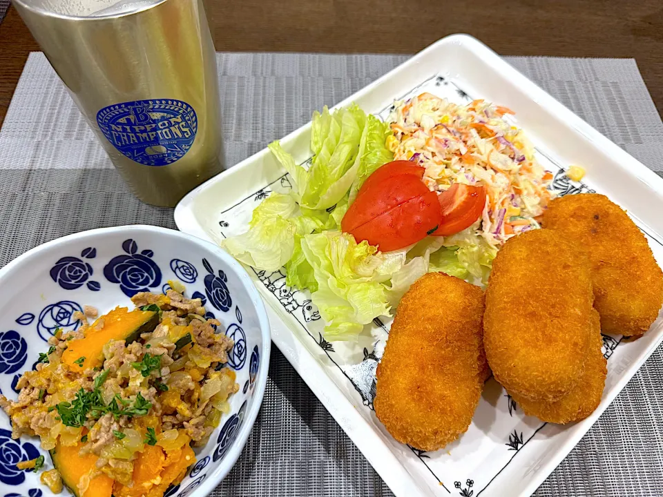 夫婦2人で　簡単晩ご飯 😜|sakuramochiさん