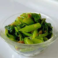 蔓紫の醤油麹和え|くまちゃんさん