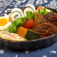 ハンバーグのお弁当|roroさん