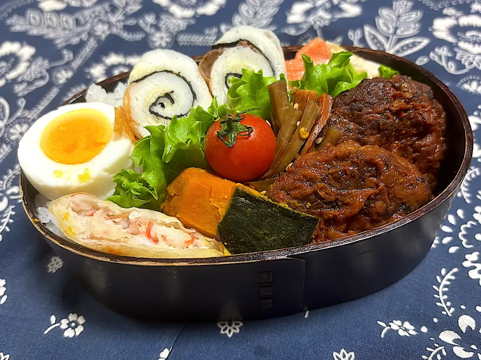 ハンバーグのお弁当|roroさん