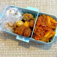 ミートソース弁当| ともえもんさん