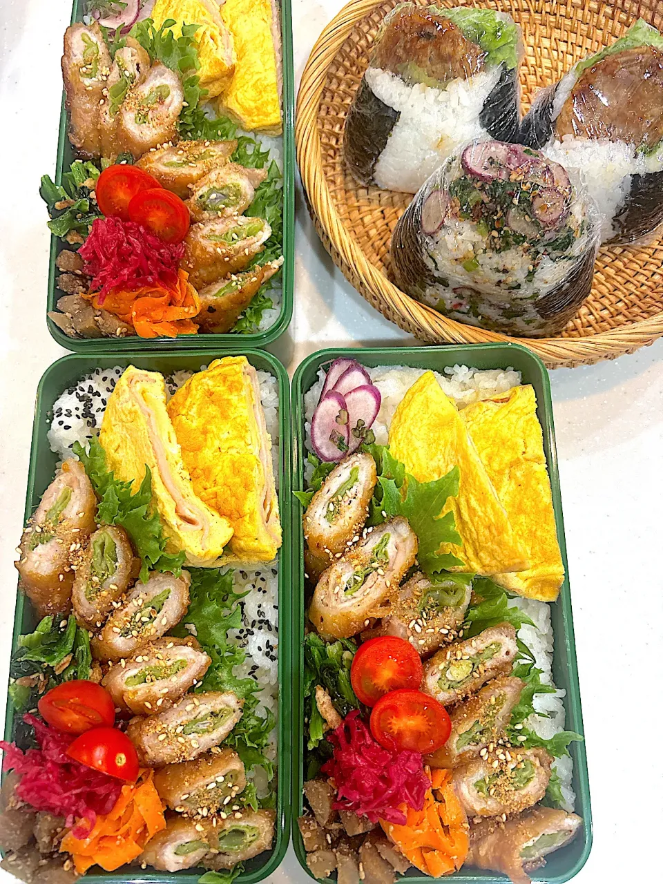 2025,11,12 ジャンボいんげん肉巻きお弁当さん🍱|kayoo_ch517♡3太郎1姫２モル♡81line Maさん