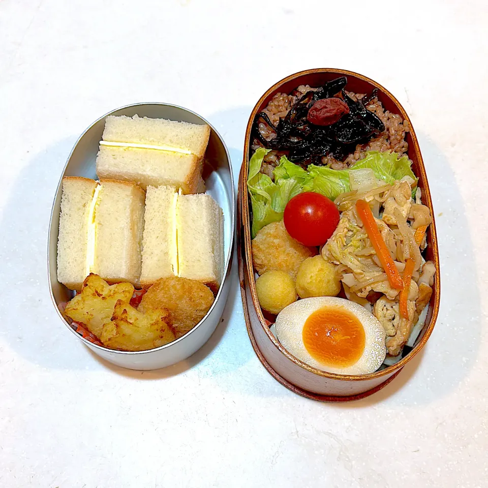 今日のオット弁当と、高３ムスメ弁当。|chi.aさん
