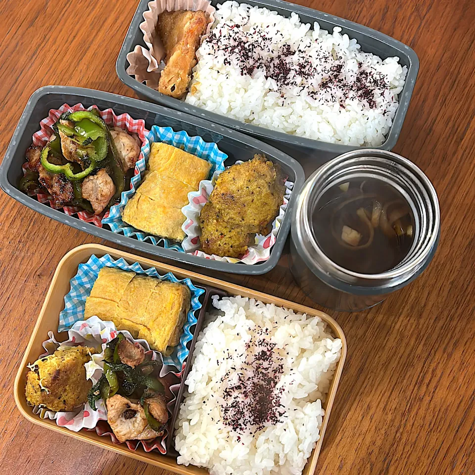 2025.11.12 高3息子.旦那弁当|こうれい母さん