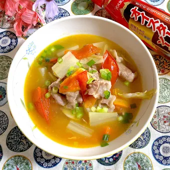 Snapdishの人気料理写真:豚肉と野菜のスープ煮🍅