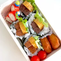 焼豚巻き弁当！|ikumonさん