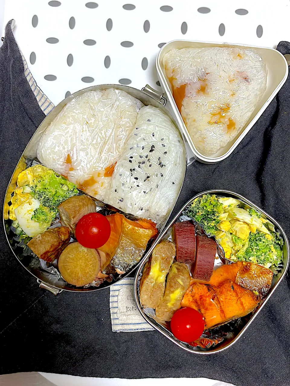15日目 鮭弁当|makamokaさん