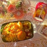 2025.11.12はまっくろくろすけ入りかき揚げ丼弁当🌸|makoさん