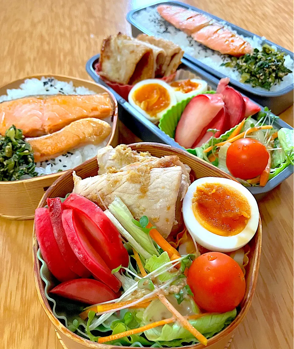 家族お弁当🍱(*ฅ́˘ฅ̀*)♡︎❤️|ふみぃさん