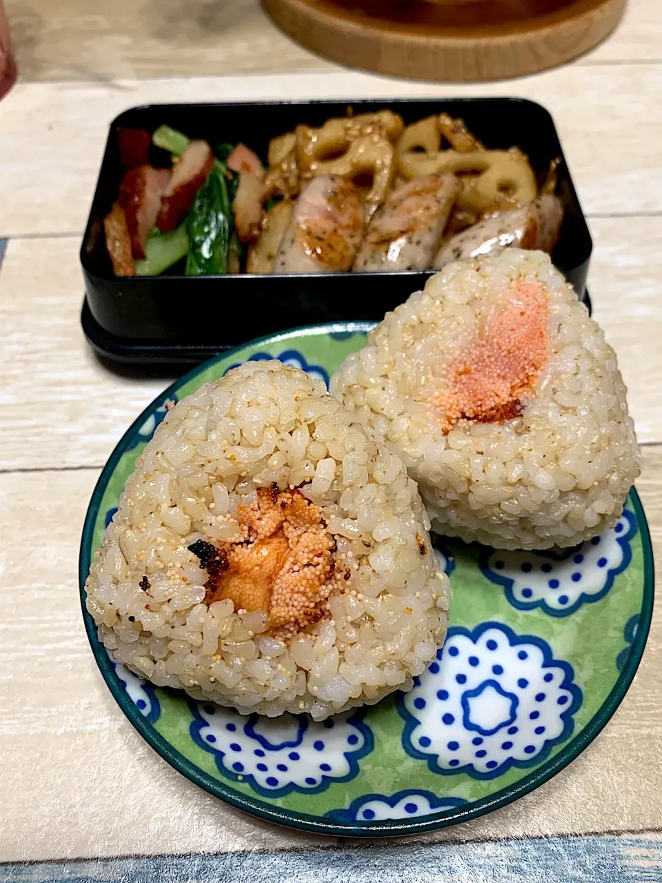 11/12たらこおにぎり弁当🍙|みっこちゃんさん