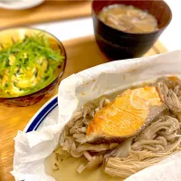 きのこと鮭の紙包み蒸し|Nagashima  Yukoさん