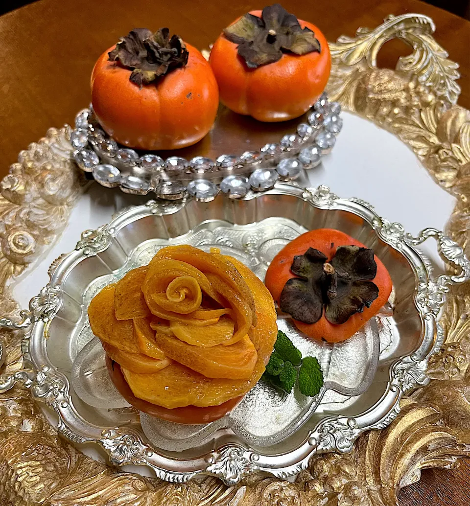 柿プリン柿コンポートのせ|henryさん