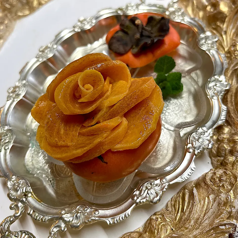 柿プリン柿コンポートのせ|henryさん