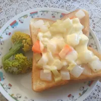 大根のピザピーナツバタートースト|玉利晴美♡さん