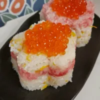 【菊の甘酢漬けde酢飯】| 琥珀さん