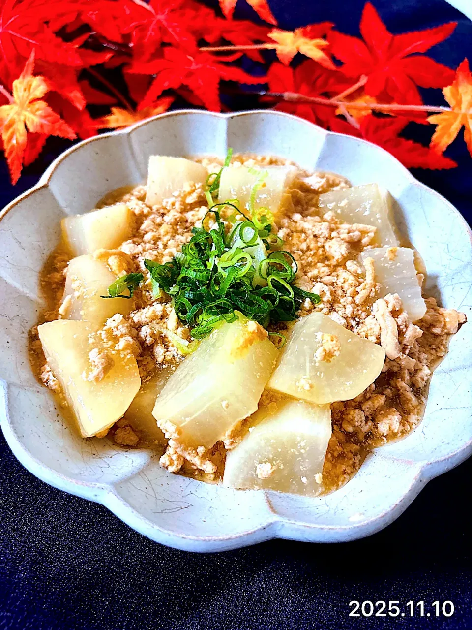 大根のそぼろ餡掛け|オーロラさん
