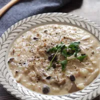 🆔513750                                                                 #きのことベーコンのヘルシーリゾット 💕|ともきーた (伊藤 智子)さん