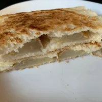 梨のコンポートホットサンド|そらまめさん