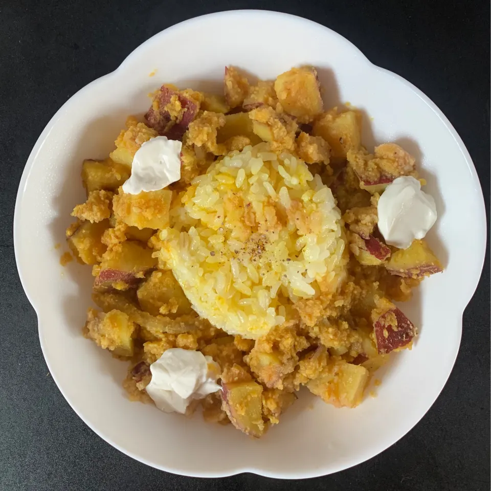 さつまいもとおからのスパイスカレー|そらまめさん