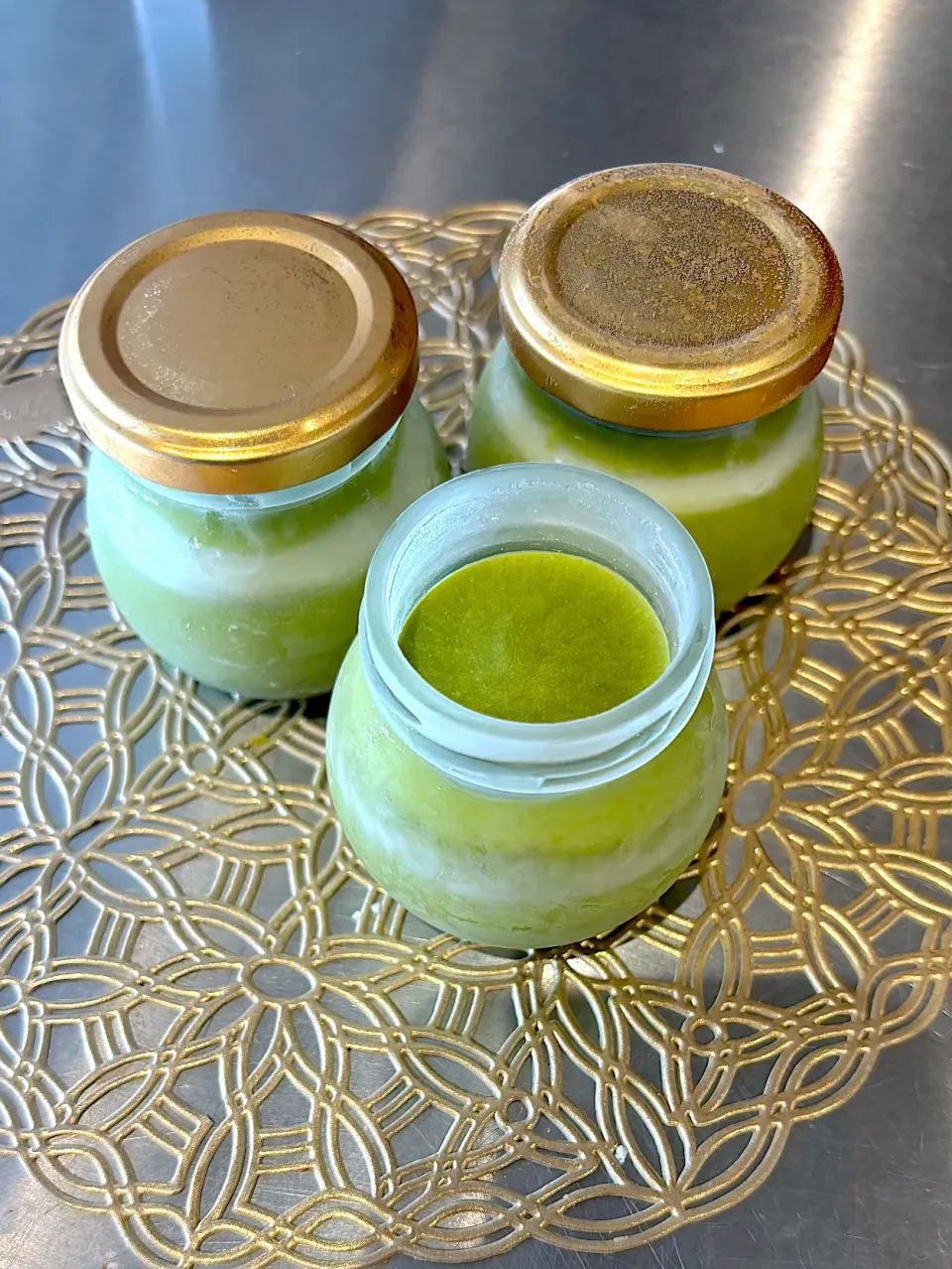 濃ゆいロー抹茶ボトル🫙ケーキ|みうのすけさん