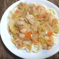 若鶏ハラミのあんかけうどん|Kさん