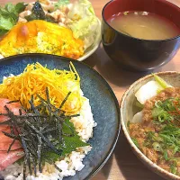 かぶのそぼろ餡掛けメインの夕飯|yukopunさん