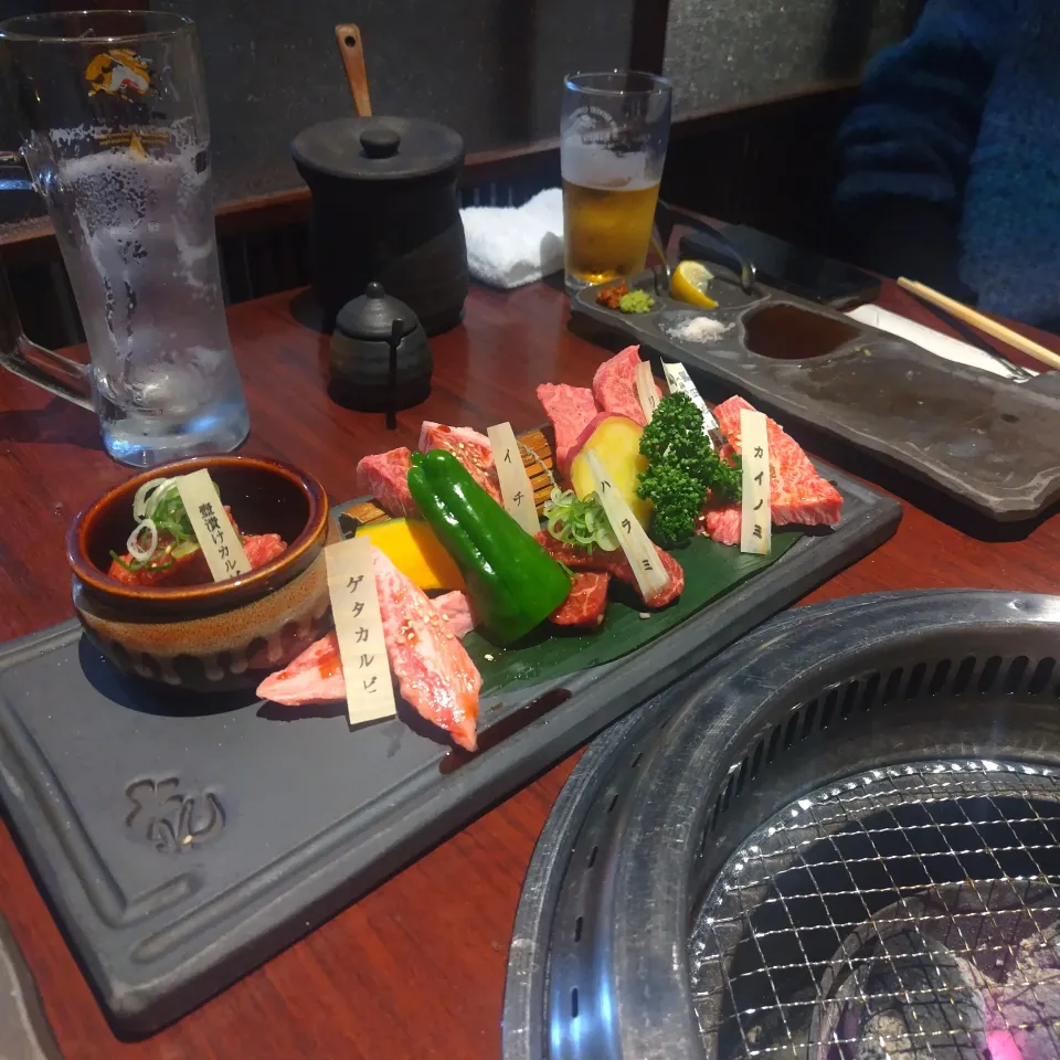 昨日が息子の誕生日だったので、今日、焼き肉でパーティーです✨美味しかった〜🥰|rikako♪。.:＊さん