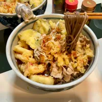 茄子と大和芋の天ぷらでお蕎麦|Takeshi  Nagakiさん