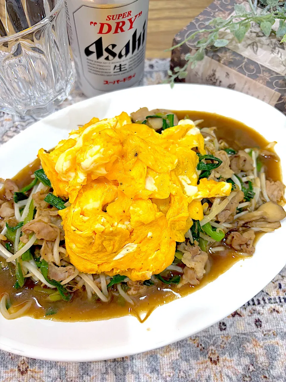 ニラ玉もやし炒め|cha_chiさん