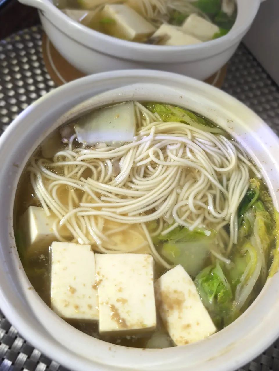 ひやむぎ入り鍋|テケテケさん