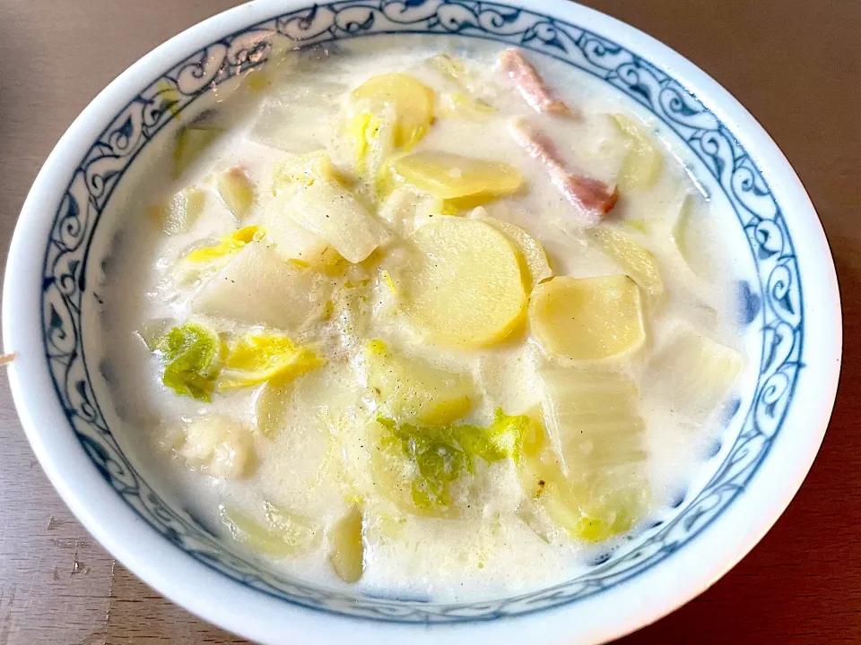 白菜じゃがいも クリームスープ|くうちゃんさん