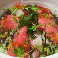 #鮪とハマチの二色丼|金井義則さん