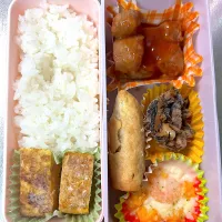 ミートボール／春巻弁当| あおのりさん