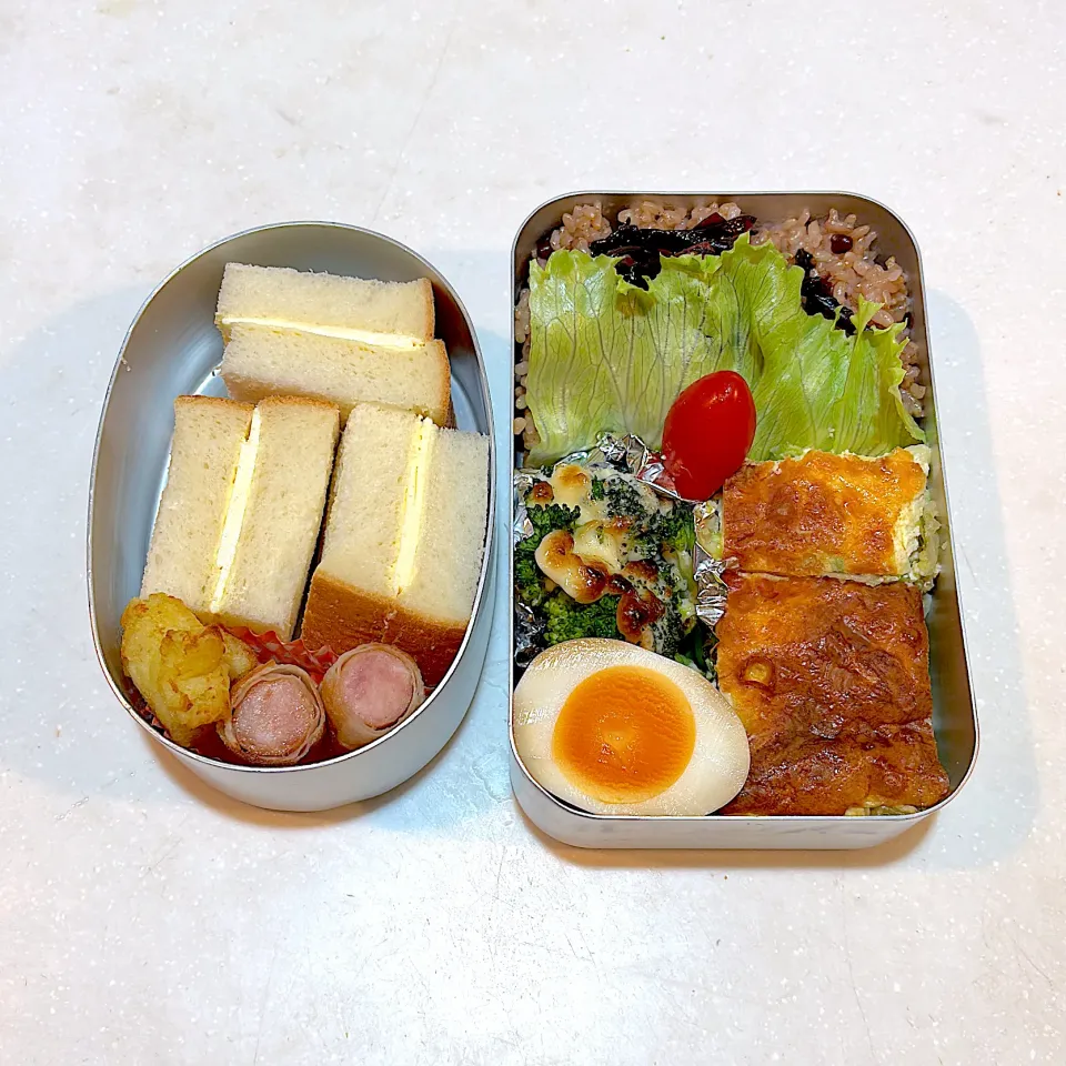 今日のオット弁当と、高３ムスメ弁当。|chi.aさん