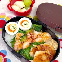 ガーリックシュリンプ弁当|Chiharϋnさん