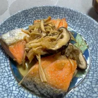 morimi32さんの料理 シャケときのこのみぞれ煮（味ぽん）|morimi32さん