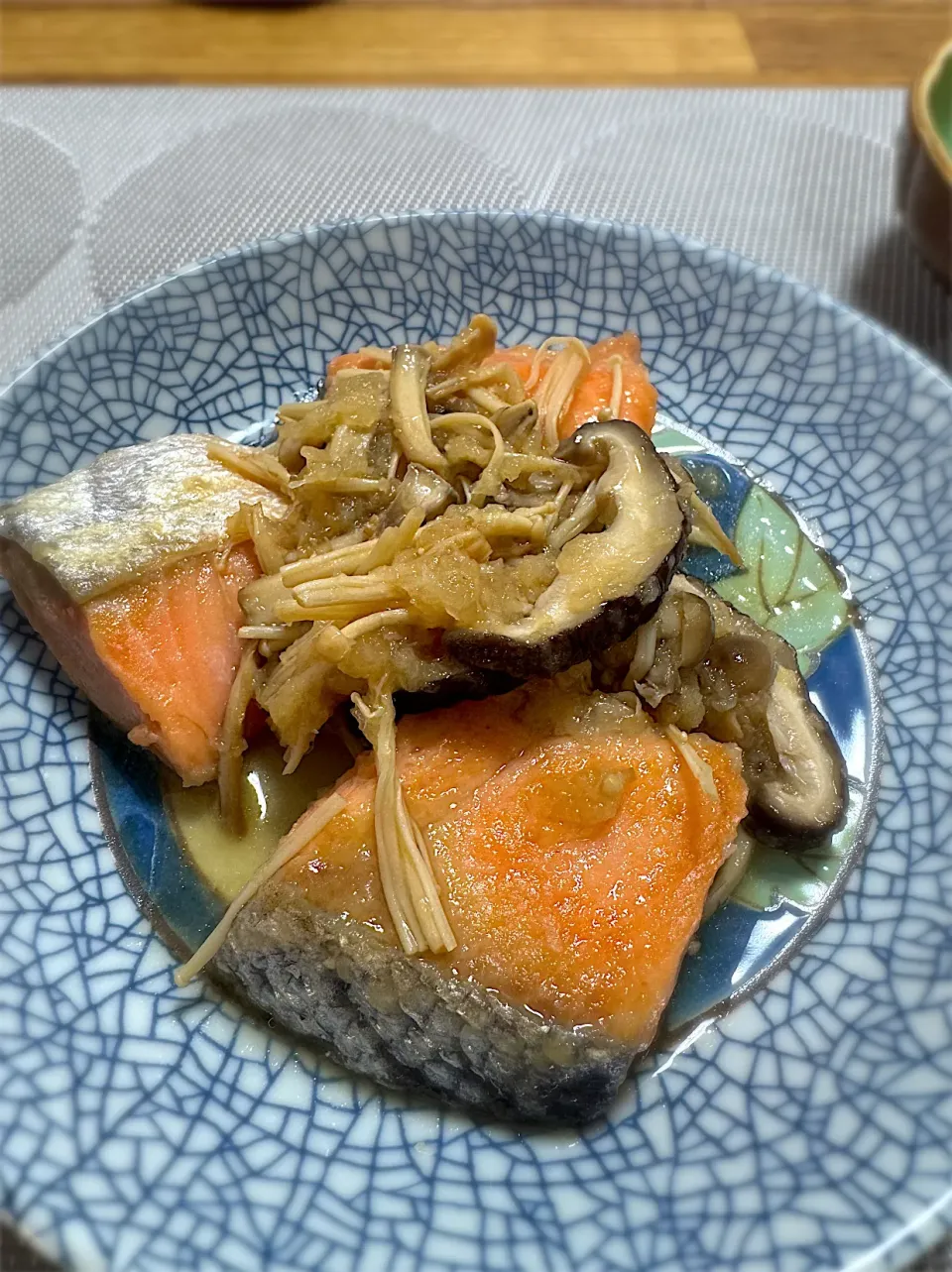 morimi32さんの料理 シャケときのこのみぞれ煮（味ぽん）|morimi32さん