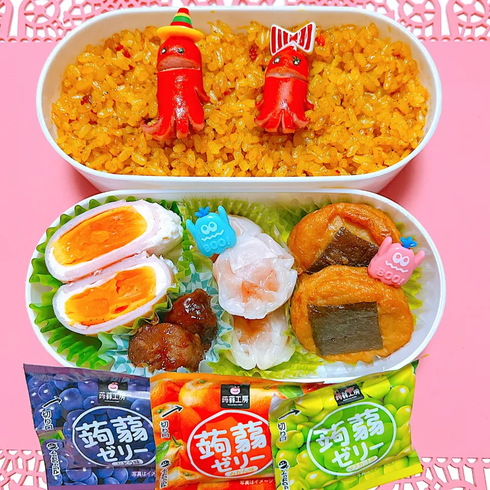 カレーピラフお弁当🍱|miyurumoさん