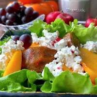 ビタントニオヨーグルトメーカーde作ったカッテージチーズでフルーツサラダ|9421beruさん