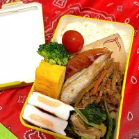 きんぴら牛肉炒め弁当| charickさん