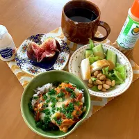 チョコちゃんありがとうna朝ごはん💕|さくたえさん