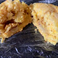 さつまいもとおからのスパイスカレーまん|そらまめさん