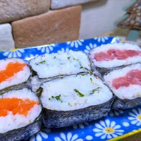 海鮮ふたくちサイズおにぎらず|つほママさん